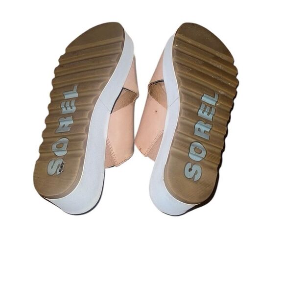 Sorel Women's Tan Slide Sandals Size 10 - Picture 5 of 6